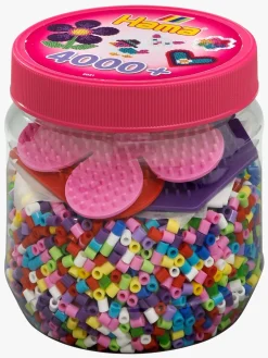 Kreativt Legetøj|Hama Midi Perler & Perleplader 4000 stk.