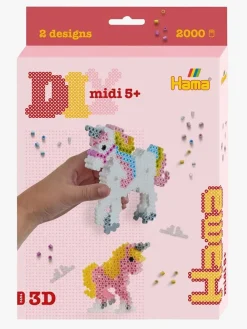 Kreativt Legetøj|Hama Midi Perlesæt Enhjørning 2000 Stk.