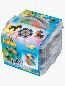Kreativt Legetøj|Hama Perler & Opbevaringskasse 6000 stk