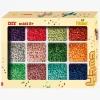 Hama Kreativt Legetøj-Perler & Opbevaringskasse 9600 Stk.