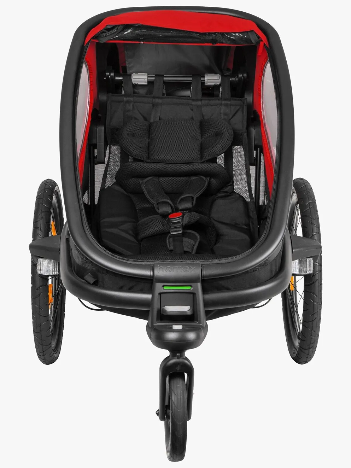 Aktivitetsvogne|Hamax Outback ONE Cykelanhænger, Red/Black Rød/Sort