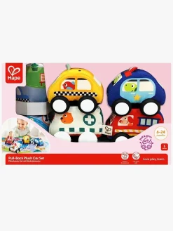Hape Legetøjsbiler & -Fartøjer-Pull-Back Soft Bilsæt