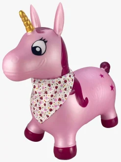 HappyBaby Udelegetøj-Happy Baby Hop 'N Bounce Luna Hoppedyr Enhjørning