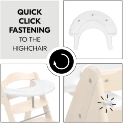 Højstole & Tilbehør|Hauck Arketa Legebakke til Højstol, White