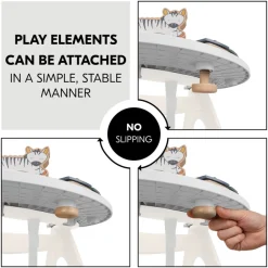 Højstole & Tilbehør|Hauck Arketa Legebakke til Højstol, White