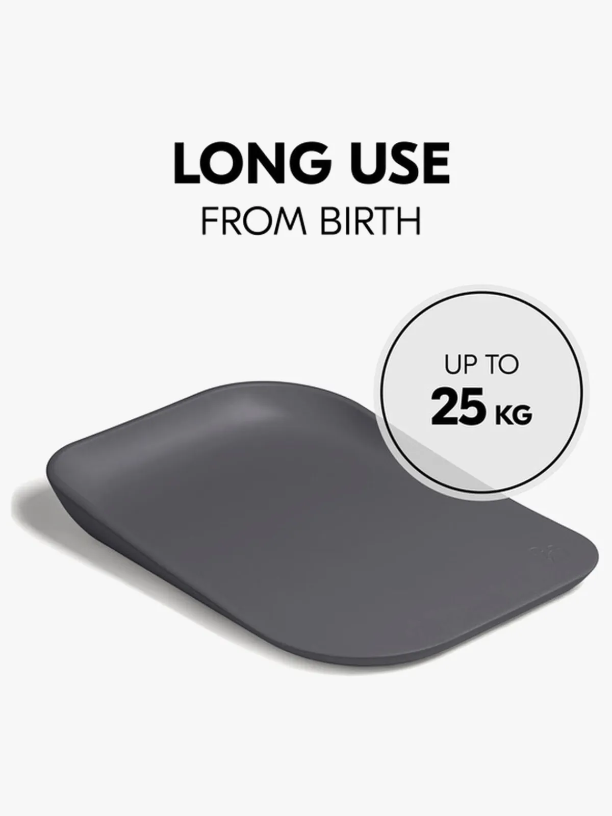 Hauck Pusleborde-Change N Clean Puslepude, Anthracite