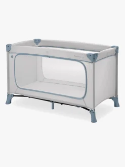 Børnesenge & Tilbehør|Hauck Dream N Play Plus Weekendseng, Dusty Blue Grå/Blå