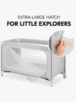 Børn Hauck Børnesenge & Tilbehør-Dream N Play Plus Weekendseng, Dusty Mint