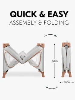 Børn Hauck Børnesenge & Tilbehør-Dream N Play Plus Weekendseng, Dusty Cork