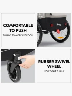 Aktivitetsvogne|Hauck Dryk Duo Plus Cykelanhænger, Black Sort