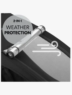 Aktivitetsvogne|Hauck Dryk Duo Plus Cykelanhænger, Black Sort