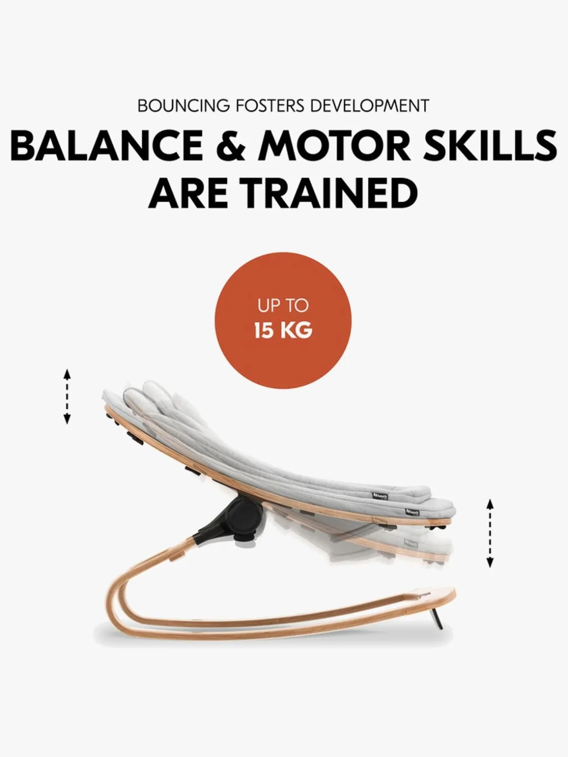 Højstole & Tilbehør|Hauck Eco 3-i-1 Skråstol til Højstol, Light Grey