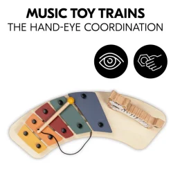 Højstole & Tilbehør|Hauck Play Music Aktivitetslegetøj til Legebakke, Zebra