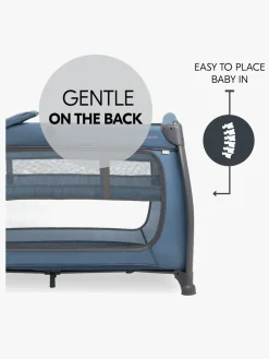 Børnesenge & Tilbehør|Hauck Play N Relax Center Weekendseng, Dark Blue Blå