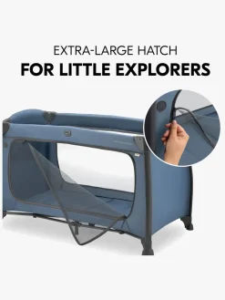 Børnesenge & Tilbehør|Hauck Play N Relax Center Weekendseng, Dark Blue Blå