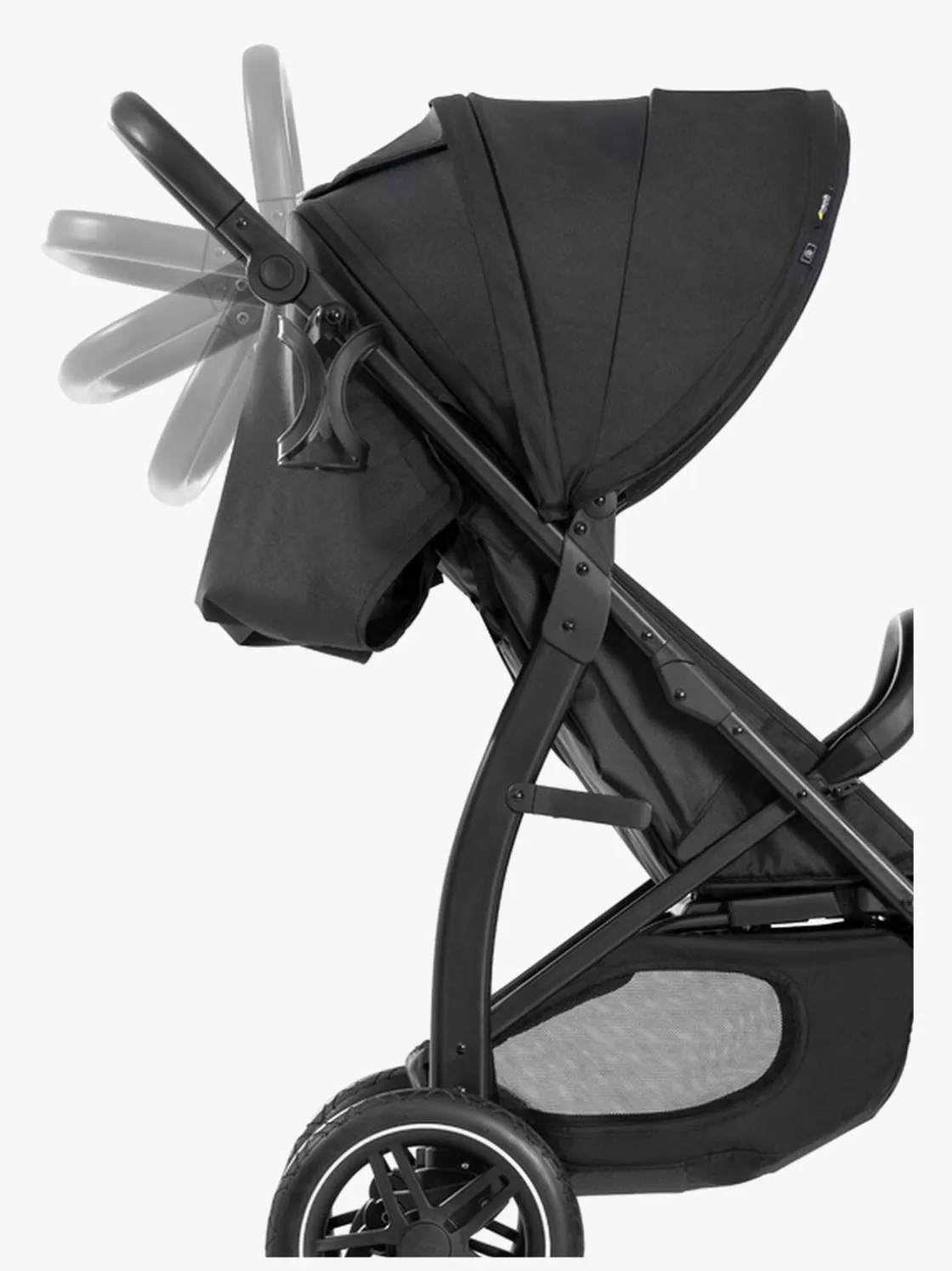 Klapvogne|Hauck Rapid 4D Klapvogn, Sort