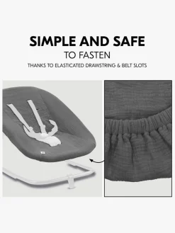 Skråstole & Babygynger|Hauck Skråstol Betræk, Dark Grey Grå