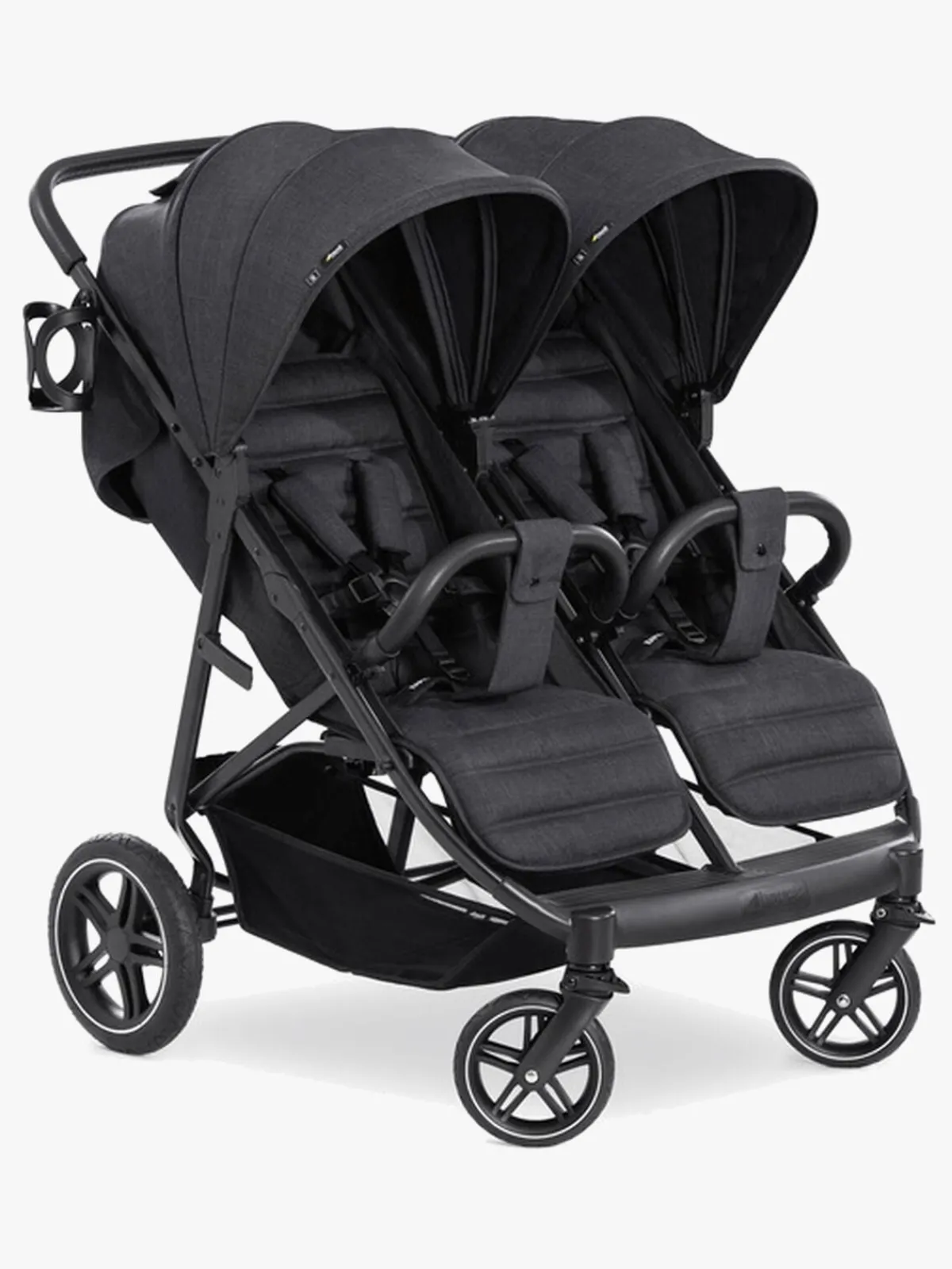 Hauck Tvillingevogne-Uptown Duo Tvillingevogn, Melange Black