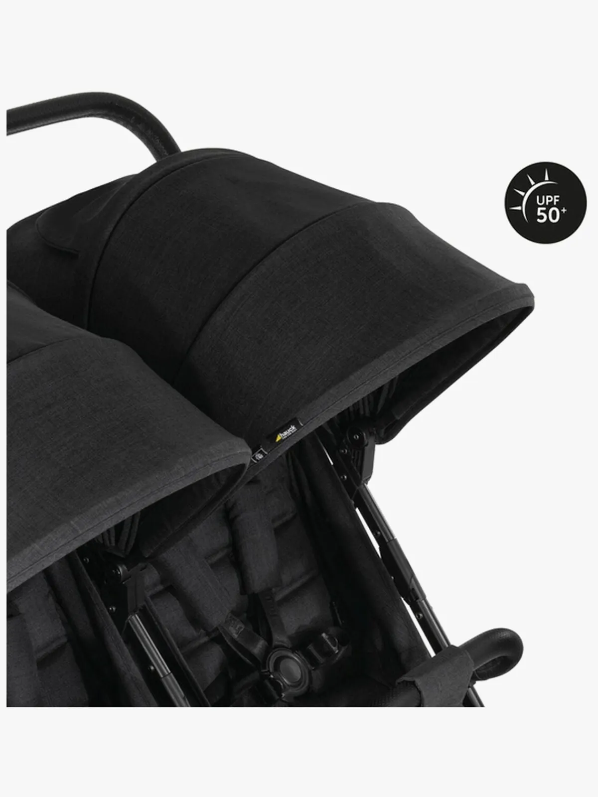 Hauck Tvillingevogne-Uptown Duo Tvillingevogn, Melange Black