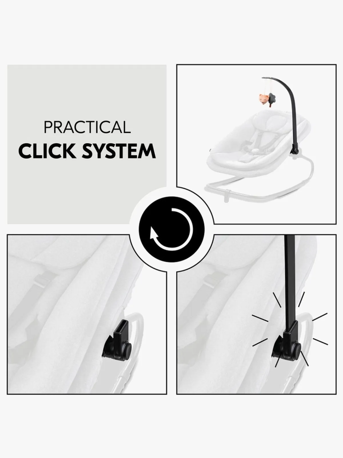 Skråstole & Babygynger|Hauck Uro til Skråstol