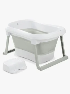 Badeværelset|Hauck Wash N Fold Badekar L, White/Sage Grøn/Hvid