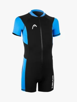 HEAD Svømning-Våddragt Light Shorty Junior, Sort/Lyseblå