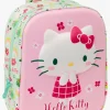 Tasker|HelloKitty Hello Kitty 3D Mini Rygsæk 6L, Lyserød/Grøn