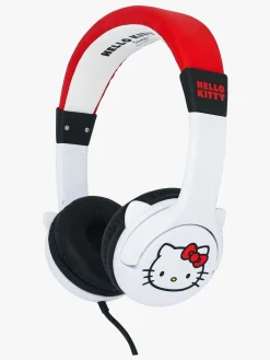 Elektronik & Media|OTLTechnologies Hello Kitty Høretelefoner med Ører 85dB Rød/Hvid