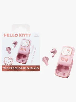 OTLTechnologies Elektronik & Media-Hello Kitty Høretelefoner In-Ear TWS med LED, Pink