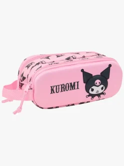 HelloKitty Kreativt Legetøj-Hello Kitty Kuromi 3D Dobbelt Penalhus, Lyserød