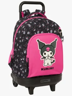 Tasker|HelloKitty Hello Kitty Kuromi  Kompakt Koffert 33L, Lyserød/sort