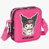 Tasker|HelloKitty Hello Kitty Kuromi Skuldertaske, Lyserød/sort