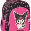 Tasker|HelloKitty Hello Kitty Kuromi Small Rygsæk 15L, Lyserød/sort