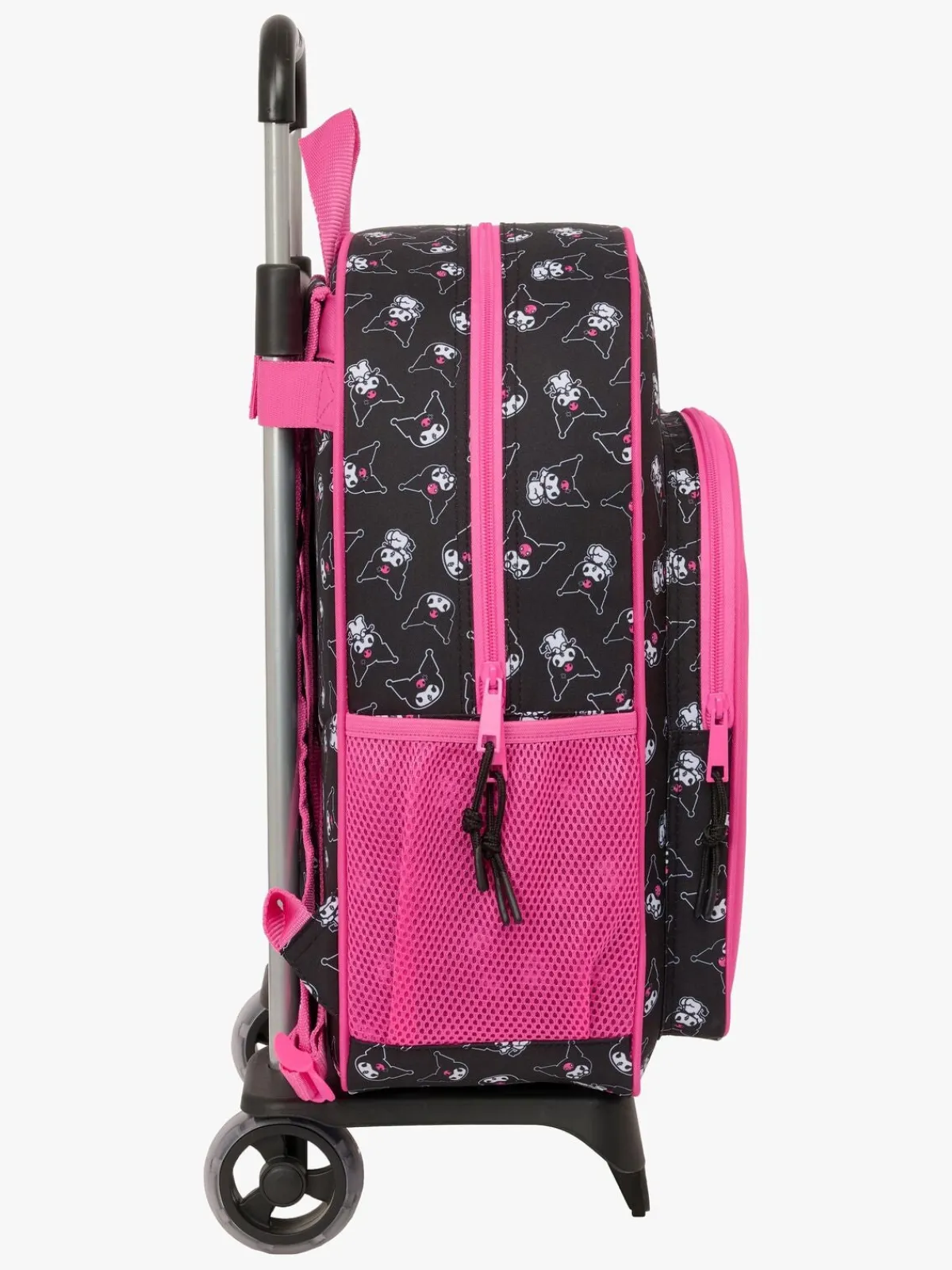 Børn HelloKitty Tasker-Hello Kitty Kuromi Trolley Kuffert 21L, Lyserød/sort