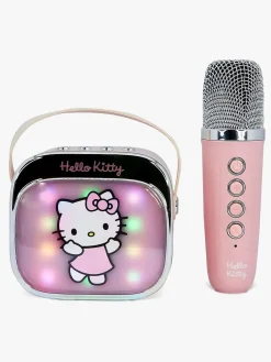 Elektronik & Media|OTLTechnologies Hello Kitty Popsing Karaokesæt med LED-lys Lyserød