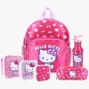 Børn HelloKitty Tasker-Hello Kitty Rygsæk, Penalhus, Flaske & Madkasse, Follow The Rainbow
