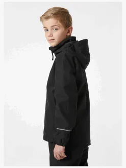 Regntøj|HellyHansen Helly Hansen JR Juell Regnjakke, Black