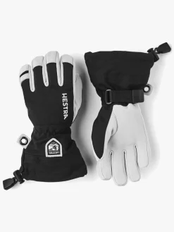 Tilbehør|Vintertøj|Hestra Army Leather Heli Ski Handsker, Sort