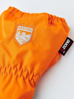 Børn Hestra Tilbehør|Vintertøj-Czone Contact Handsker, Orange
