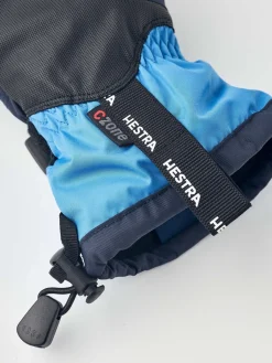 Tilbehør|Vintertøj|Hestra Gauntlet CZone JR Handsker, Dark Navy/Sky Blue