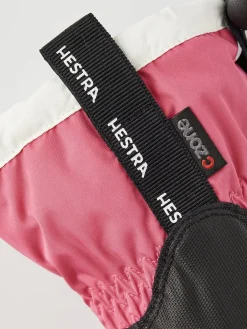 Tilbehør|Vintertøj|Hestra Gauntlet Czone JR Handsker, Fuchsia/Ivory