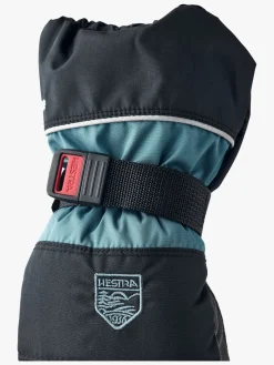 Tilbehør|Hestra Kids Czone Vanter, Black/Petrol