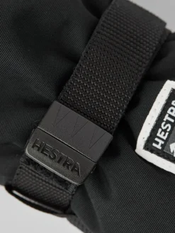 Tilbehør|Hestra Kid's Wool Terry Vanter, Sort