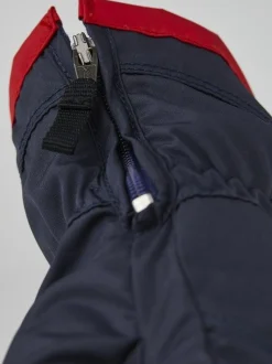 Tilbehør|Vintertøj|Hestra Sarri Zip JR Handsker, Dark Navy/Ivory