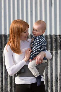 Bæreseler, Strækvikler & Bærestole|Hippychick Hoftesæde, Denim Blue Blå