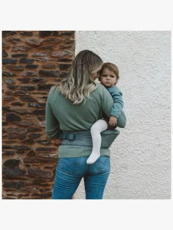 Bæreseler, Strækvikler & Bærestole|Hippychick Hoftesæde, Denim Gray Grå/Brun