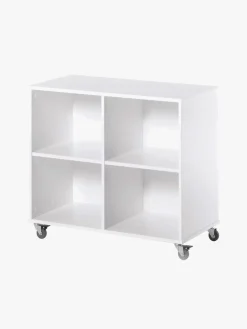 Børn Hoppekids Børnemøbler-Bogreol m. Hjul, Hvid