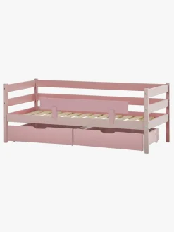 Børnesenge & Tilbehør|Hoppekids ECO Comfort Enkeltseng 70x160, Pale Rose