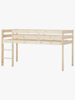 Børnesenge & Tilbehør|Hoppekids ECO Comfort  Halvhøj Højseng 90x200, Træ Beige