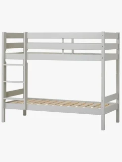 Børnesenge & Tilbehør|Hoppekids ECO Comfort Køjeseng 70x160, Duegrå Grå